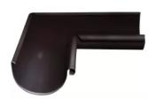 Угол желоба внутренний 90° Optima Grand Line 125 мм RR 32 Темно-коричневый – Купить оптом и в розницу