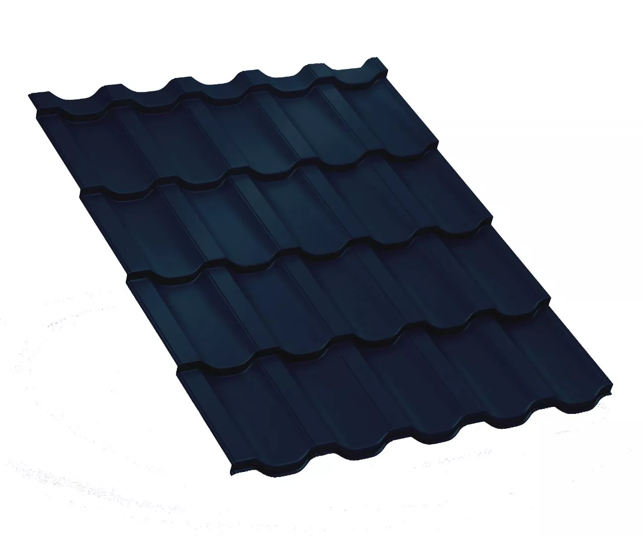 Металлочерепица Трамонтана-XL PURETAN 0.5 мм RR 35 Синий купить в краснодаре