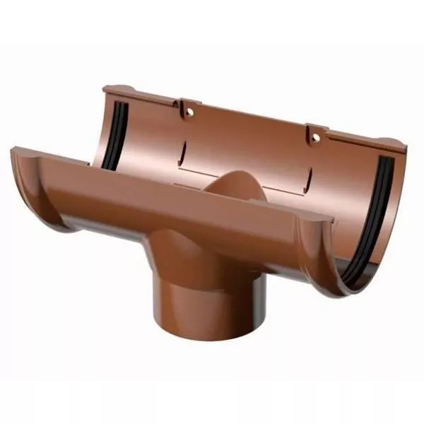 Воронка желоба  ТЕХНОНИКОЛЬ Verat 125/82 Коричневый купить в краснодаре