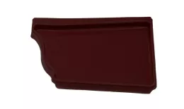 Заглушка правая Grand Line Vortex Matt 127мм RAL 8017 Коричневый. Цена: 119 руб. Артикул: GrandLine-metvod_135