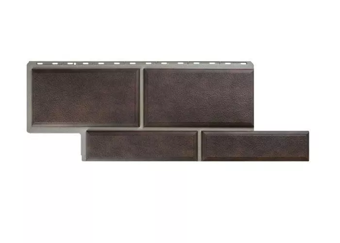 Фасадные панели Альта-Профиль Камень Флорентийский Коричневый купить в краснодаре