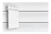 Акриловый сайдинг Grand Line Natural-брус Standart Белый – Купить оптом и в розницу