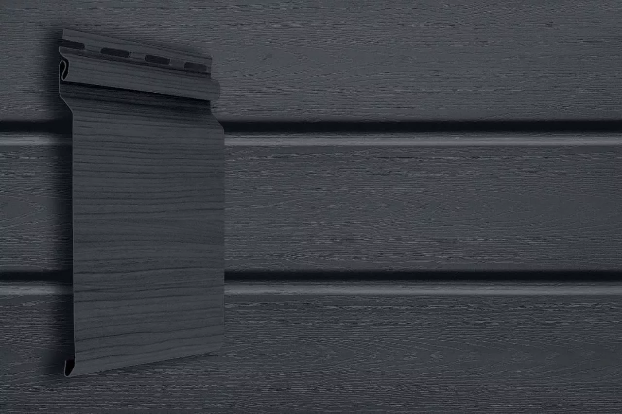 Акриловый сайдинг Grand Line Natural-брус Acryl Графит купить в краснодаре