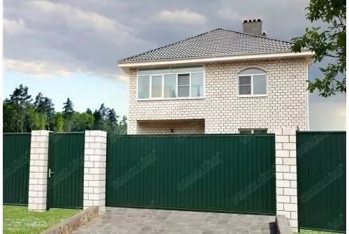 Калитка Estet 2,0х1 RAL 6005 GL купить в краснодаре