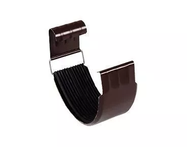 Соединитель желоба D125. 1,0мм. МП GrandSystem. RAL 8017 Коричневый купить в краснодаре