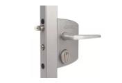 Замок LAKQ 6060 U2L корпус металл, с ручками из алюминия, серебристый ZILV GL – Купить оптом и в розницу