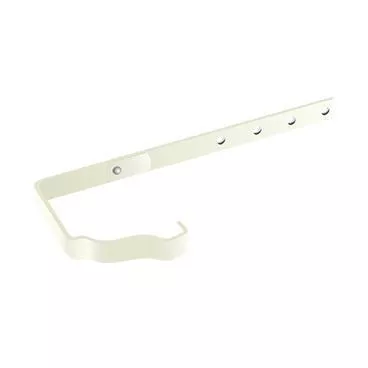 Держатель желоба Металл Профиль 120х86 Бюджет (3 мм) RAL 9003 Белый купить в краснодаре