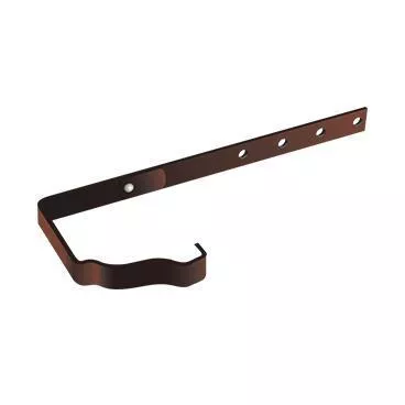 Держатель желоба Металл Профиль 120х86 Бюджет (3 мм) RR 32 Темно-коричневый купить в краснодаре