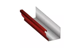 Желоб водосточный 120х86х3000 Металл Профиль. Бюджет. RAL 3005 Красное вино. Цена: 799 руб. Артикул: MP_voda_Budjet_100_2