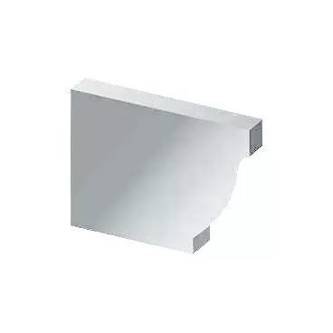 Заглушка желоба левая 120 мм. Металл Профиль Бюджет. Zn купить в краснодаре