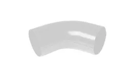 Колено трубы 60° Металл Профиль Престиж D100 RAL 9010 Белый. Артикул: MP-VS17_5