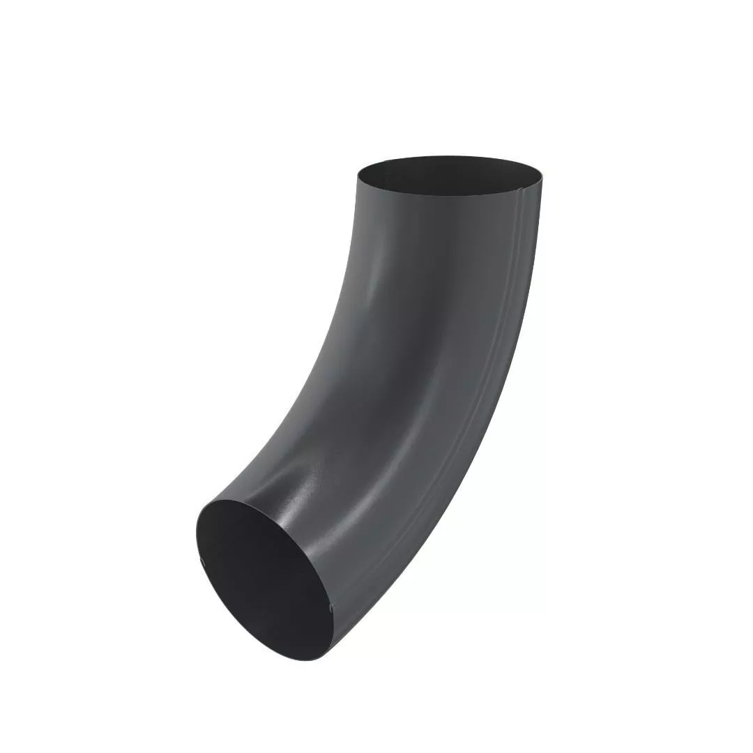 Колено универсальное 125/90. AQUASYSTEM КОМФОРТ. RAL 7024 Темно-серый купить в краснодаре