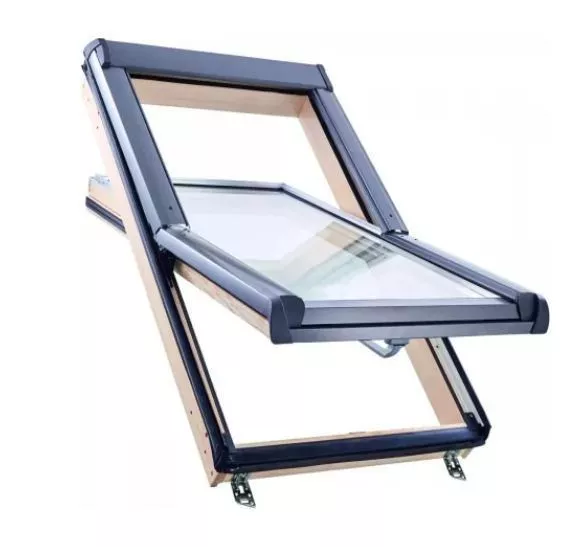 Окно ROTO Designo R49 H WD 54х98 из дерева двухкамерное купить в краснодаре