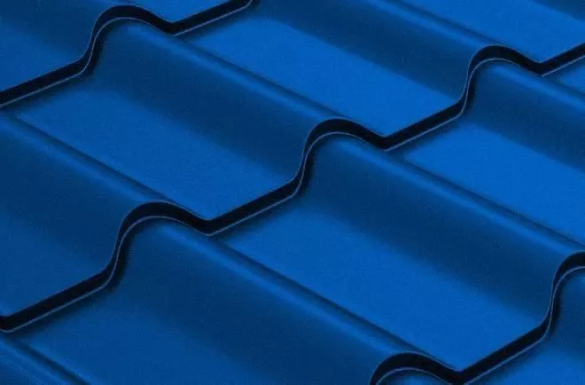 Металлочерепица Grand Line Камея (Kamea) 0,45 Полиэстер RAL 5002 ультрамариново-синий купить в краснодаре