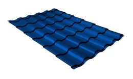 Металлочерепица Grand Line Кредо (Kredo) 0.45 Полиэстер RAL 5002 ультрамариново-синий. Цена: 610 руб. Артикул: GrandLineM20-1-5002