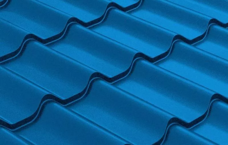 Металлочерепица Grand Line Классик (Classic) Полиэстер 0.4 RAL 5005 сигнальный синий купить в краснодаре