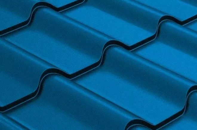 Металлочерепица Grand Line Камея (Kamea) 0,5 Satin RAL 5005 сигнальный синий купить в краснодаре