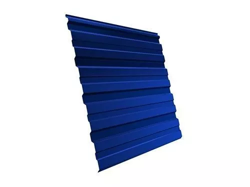 Профнастил Grand Line С10 A Satin 0,5 мм RAL 5005 Сигнальный синий купить в краснодаре