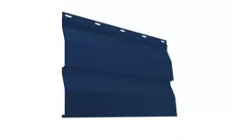 Металлический сайдинг Металл Профиль Корабельная доска PE 0,4 мм RAL 5005 Сигнальный синий. Цена: 491 руб. Артикул: MetalS115