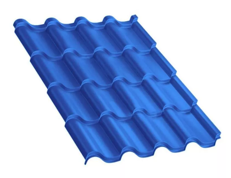 Металлочерепица Монтерроса-S PURMAN 0.5 мм RAL 5005 Сигнальный синий купить в краснодаре