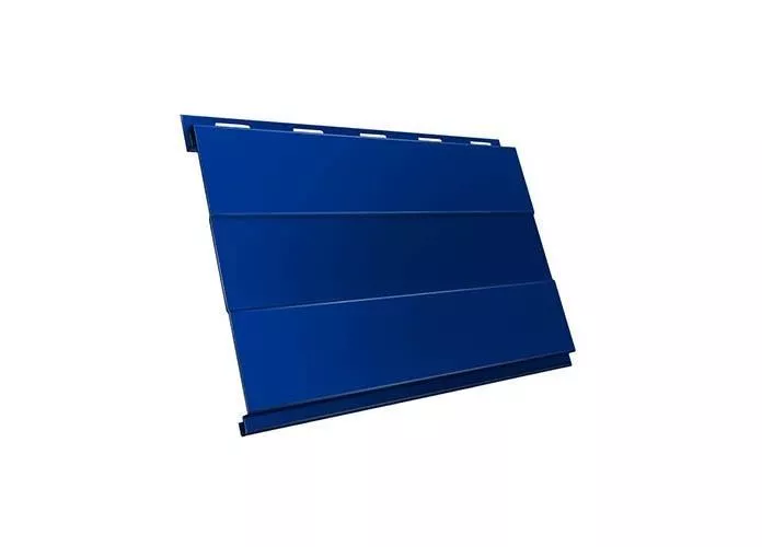 Металлический сайдинг Grand Line Вертикаль Проф PE 0,45 мм RAL 5005 Сигнальный синий купить в краснодаре