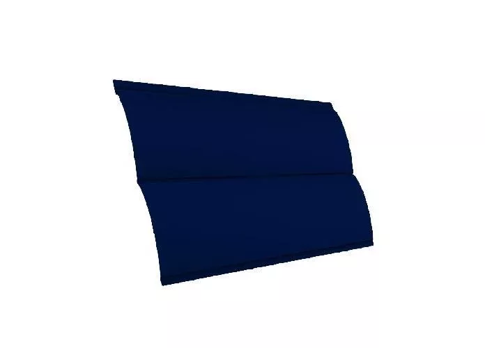 Металлический сайдинг Grand Line Блок-хаус Новый Satin 0,5 мм RAL 5005 Сигнальный синий купить в краснодаре