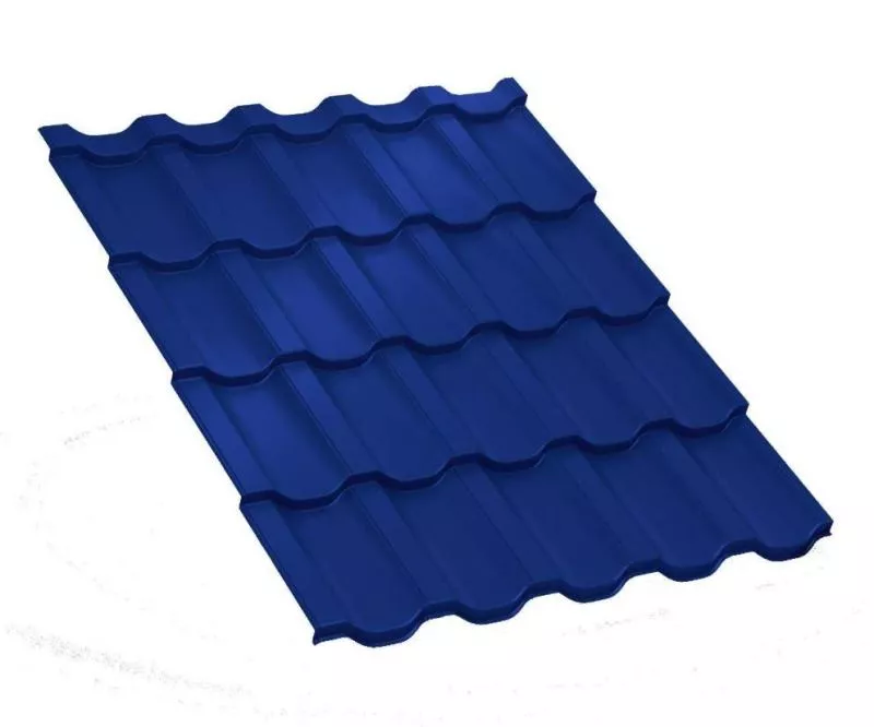 Металлочерепица Трамонтана-XL PURMAN 0.5 мм RAL 5005 Сигнальный синий купить в краснодаре
