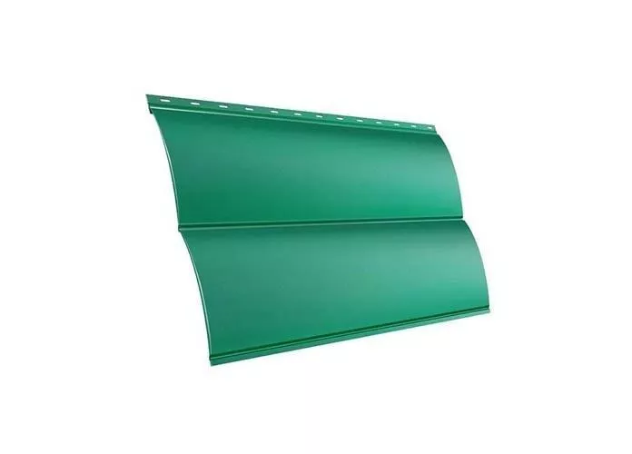 Металлический сайдинг Grand Line Блок-хаус Новый PE 0,45 мм с пленкой RAL 5021 Водная синь купить в краснодаре