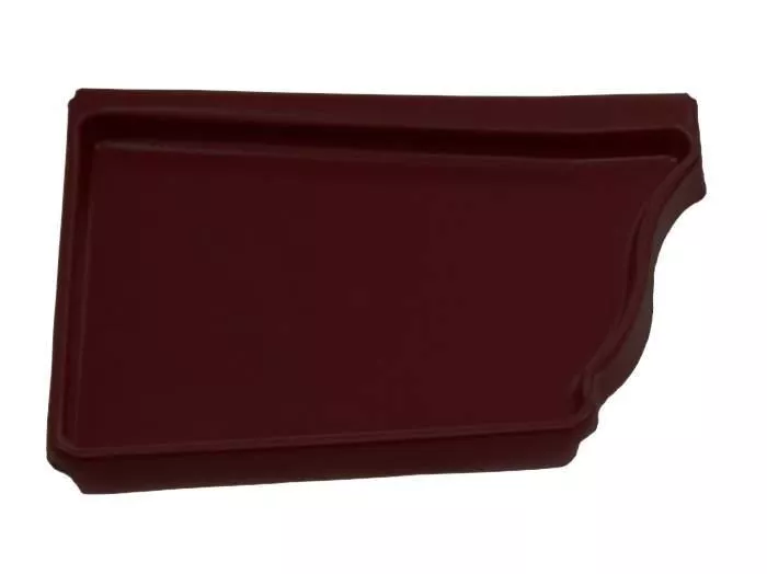 Заглушка левая Grand Line Vortex 127мм RAL 8017 Коричневый (полиэстер) купить в краснодаре