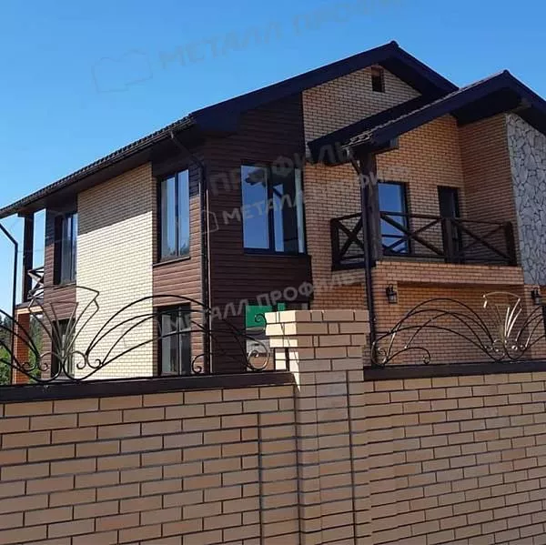 Сайдинг МЕТАЛЛ ПРОФИЛЬ Lбрус-XL-14х335 (ECOSTEEL_MA-01-МореныйДуб-0.5) купить в краснодаре