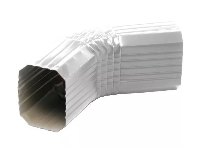 Колено трубы гофрированное Grand Line Vortex RAL 9003 Белый (полиэстер) купить в краснодаре