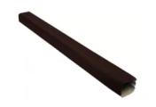 Труба прямоугольная 1м Vortex Grand Line RAL 8017 Шоколад – Купить оптом и в розницу