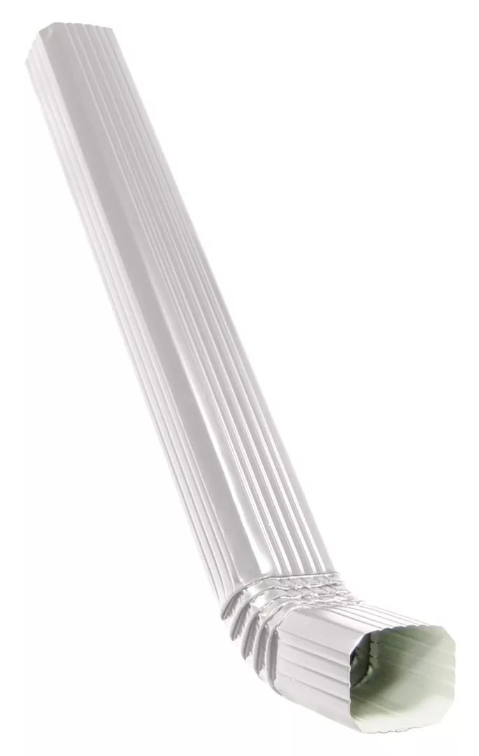 Труба прямоугольная Grand Line Vortex 3м с коленом RAL 9003 (полиэстер) купить в краснодаре