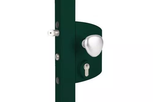 Замок LEKQ 6060 U4L с электро приводом, корпус металл, зеленый RAL 6005 GL купить в краснодаре
