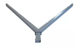 Наконечник V на столб 62х55 RAL 7040 GL. Цена: 1402 руб. Артикул: 24795