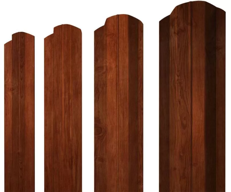 Штакетник М-образный B фигурный 0,45 Print Premium Rowan Fresh TwinColor купить в краснодаре