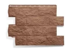 Фасадные панели Альта-Профиль. Туф ЭКО (0,796х0,591м) Терракотовый купить в краснодаре