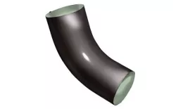 Колено трубы Optima 60° Grand Line 125/90 мм RR 32 Темно-коричневый. Цена: 358 руб. Артикул: GL_voda_346