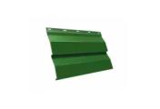 Металлический сайдинг Grand Line Корабельная доска PE 0,45 мм RAL 6002 Лиственно-зеленый – Купить оптом и в розницу