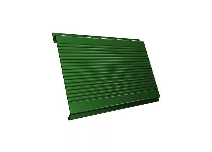 Металлический сайдинг Grand Line Вертикаль Гофр PE 0,45 мм RAL 6002 Лиственно-зеленый купить в краснодаре