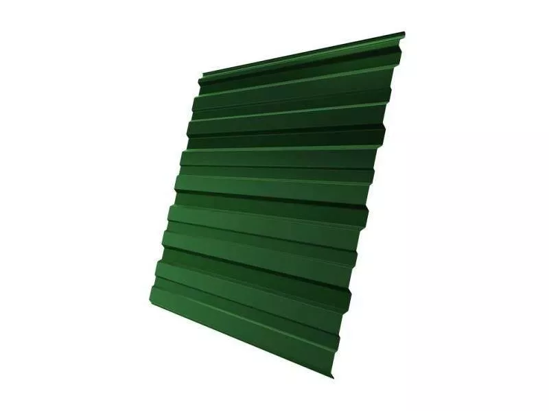 Профнастил Grand Line С10 R Полиэстер 0,45 мм RAL 6002 Лиственно-зеленый купить в краснодаре