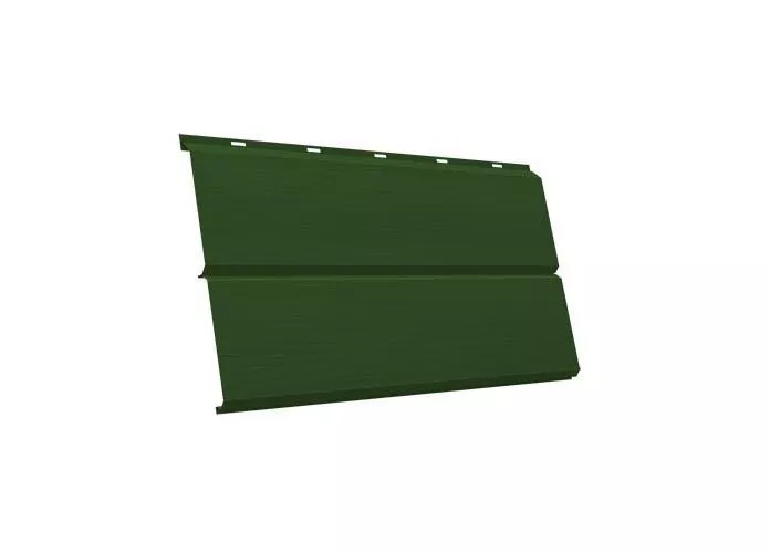 Металлический сайдинг Grand Line ЭкоБрус 3D PE 0,45 мм RAL 6002 Лиственно-зеленый купить в краснодаре