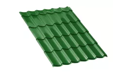 Металлочерепица Ламонтерра Полиэстер 0.45 мм RAL 6002 Лиственно-зеленый. Цена: 538 руб. Артикул: mon1-6002