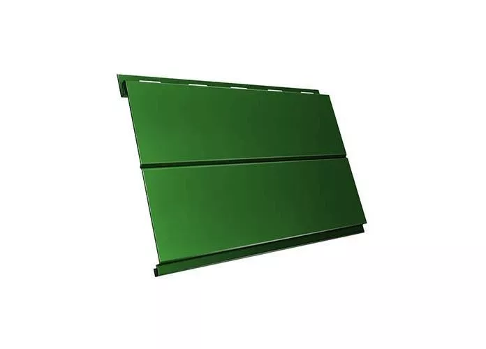 Металлический сайдинг Grand Line Вертикаль Line PE 0,45 мм RAL 6002 Лиственно-зеленый купить в краснодаре