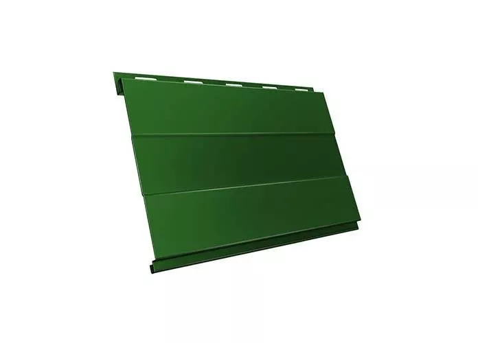 Металлический сайдинг Grand Line Вертикаль Проф PE 0,45 мм RAL 6002 Лиственно-зеленый купить в краснодаре