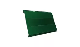 Металлический сайдинг Grand Line Вертикаль Проф Quarzit Lite 0,5 мм RAL 6005. Артикул: GrandLine-MS704