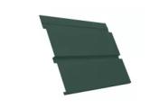 Софит металл с перфорацией Grand Line Квадро брус Satin 0,5 мм RAL 6005 зеленый мох – Купить оптом и в розницу