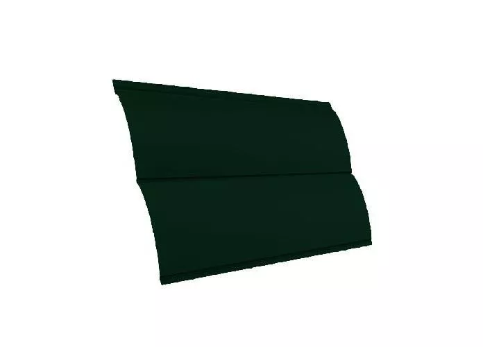 Металлический сайдинг Grand Line Блок-хаус Новый Drap 0,45 мм RAL 6005 Зеленый мох купить в краснодаре