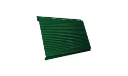 Металлический сайдинг Grand Line Вертикаль Гофр Atlas 0,5 мм RAL 6005 Зеленый мох. Артикул: GrandLine-MS454