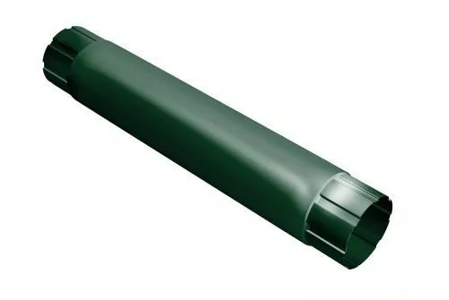 Труба круглая соединительная Grand Line 125/90 мм 1м RAL 6005 Зеленый мох купить в краснодаре